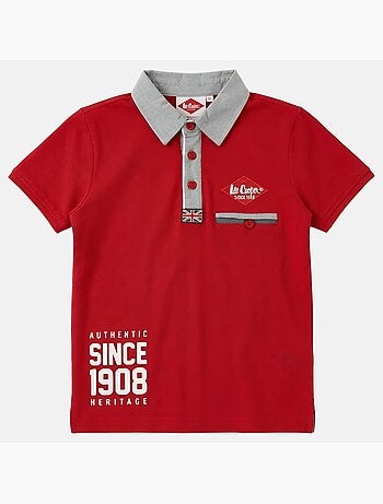 Lee Cooper - Polo garçon manches courtes