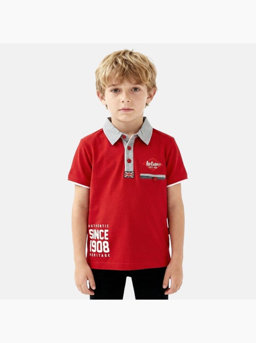 Lee Cooper - Polo garçon manches courtes - Kiabi