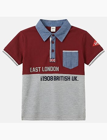 Lee Cooper - Polo garçon manches courtes