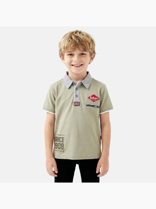 Lee Cooper - Polo garçon manches courtes - Kiabi