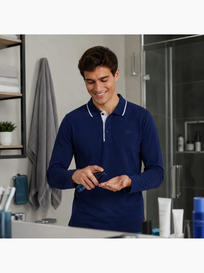 Lee Cooper - Polo homme à manches courtes Bleu marine - Kiabi
