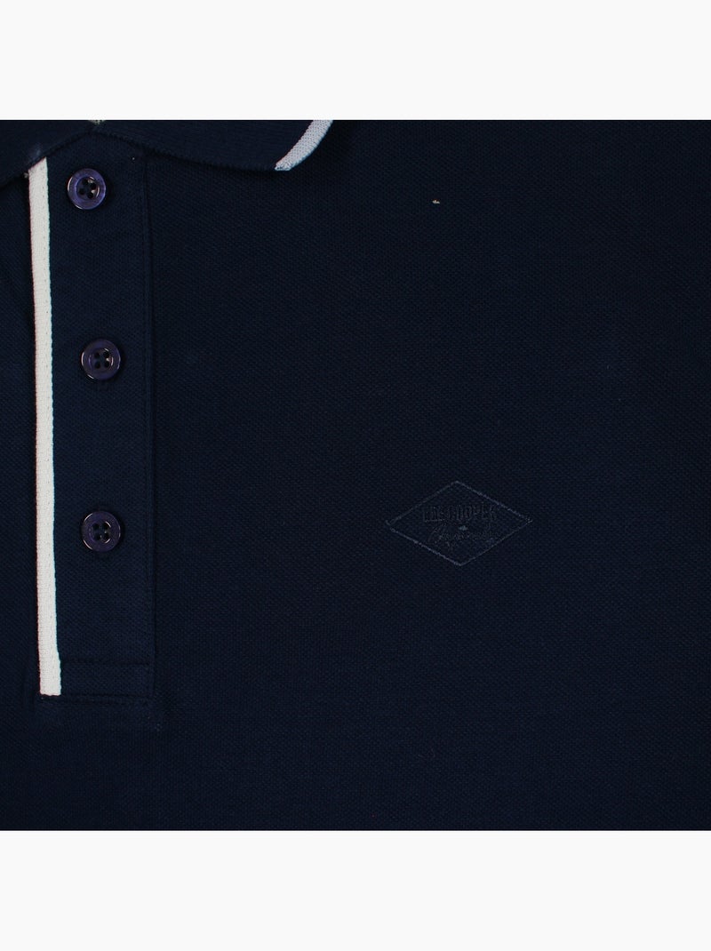 Lee Cooper - Polo homme à manches courtes Bleu marine - Kiabi