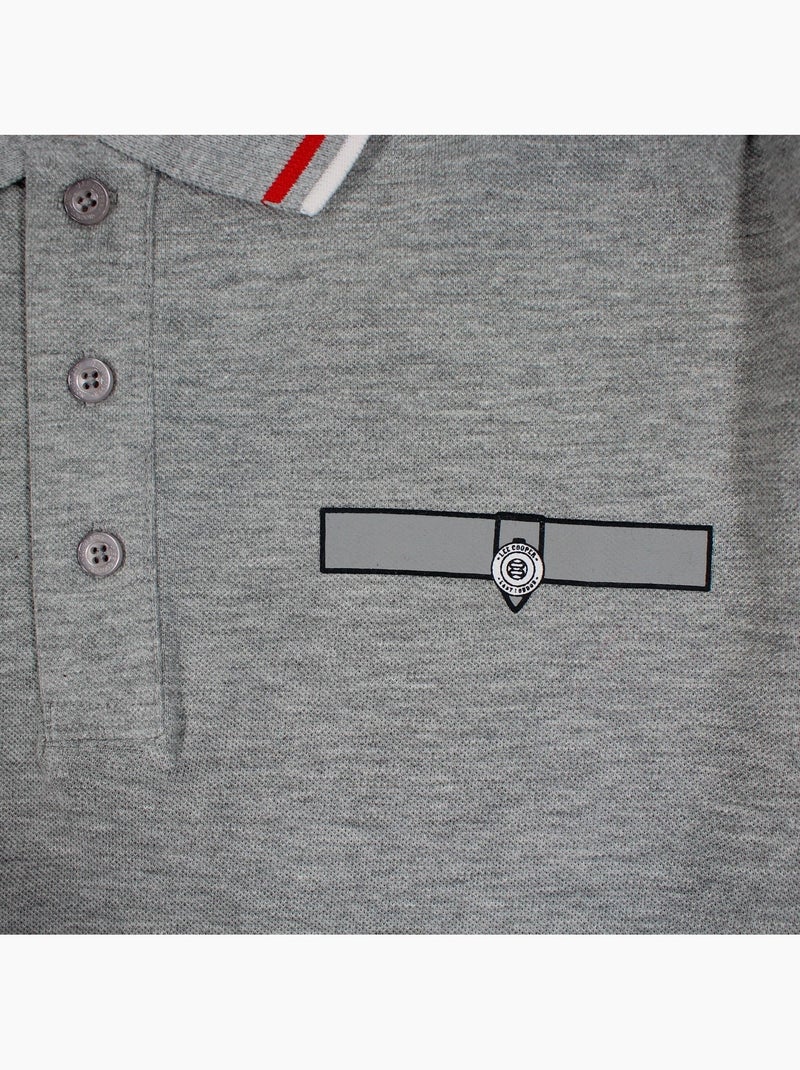Lee Cooper - Polo homme à manches courtes Gris - Kiabi