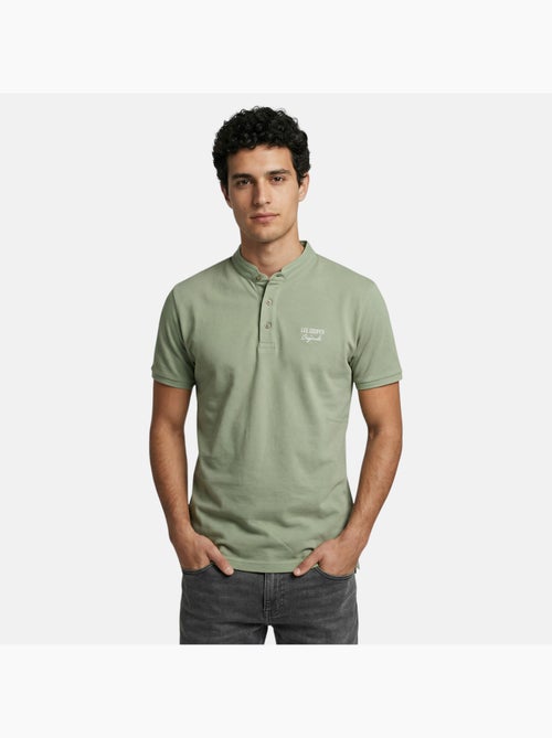 Lee Cooper - Polo homme vert manches courtes col officier - Kiabi Lee Cooper - Polo homme vert manches courtes col officier - Kiabi