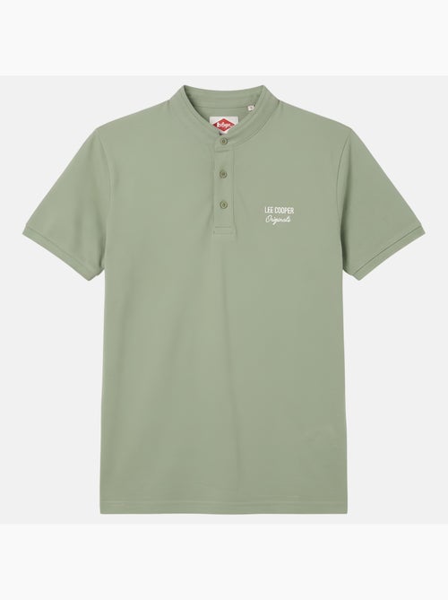 Lee Cooper - Polo homme vert manches courtes col officier - Kiabi Lee Cooper - Polo homme vert manches courtes col officier - Kiabi