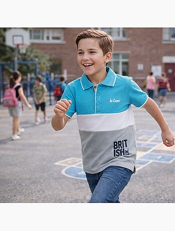 Lee Cooper - Polo korte mouwen jongen bedrukt