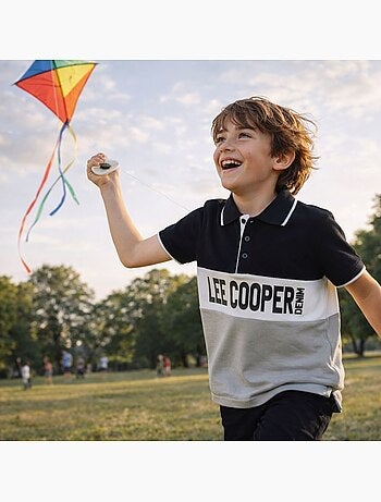 Lee Cooper - Polo korte mouwen jongen bedrukt