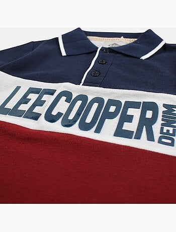 Lee Cooper - Polo korte mouwen jongen bedrukt