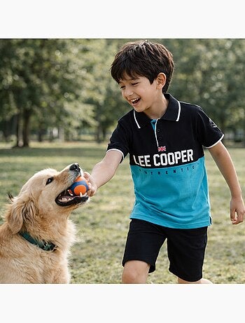 Lee Cooper - Polo korte mouwen jongen bedrukt