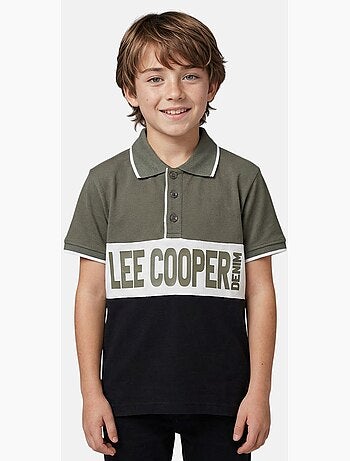 Lee Cooper - Polo korte mouwen jongen bedrukt