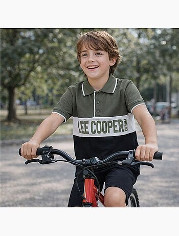 Lee Cooper - Polo korte mouwen jongen bedrukt