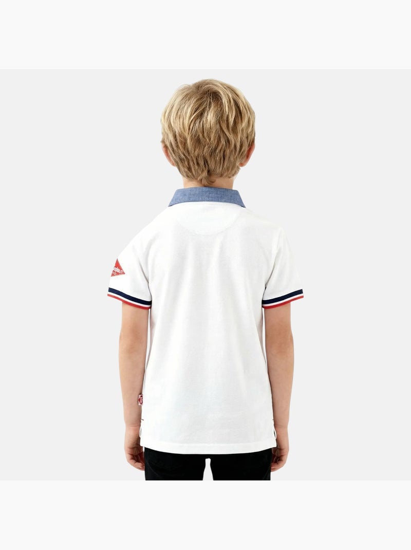 Lee Cooper - Polo korte mouwen  jongen Wit - Kiabi