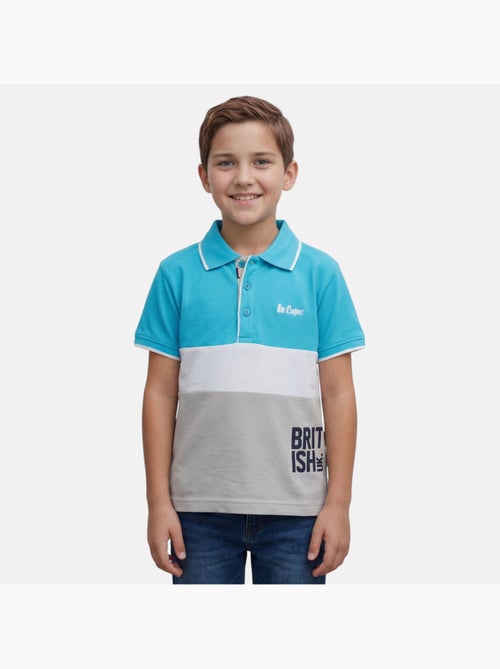 Lee Cooper - Polo manches courtes garçon imprimé - Kiabi