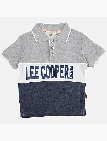 Lee Cooper - Polo manches courtes garçon imprimé