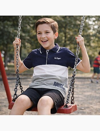 Lee Cooper - Polo manches courtes garçon imprimé