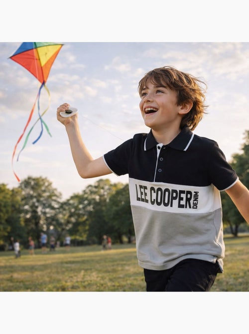 Lee Cooper - Polo manches courtes garçon imprimé - Kiabi