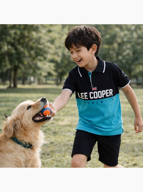 Lee Cooper - Polo manches courtes garçon imprimé - Kiabi