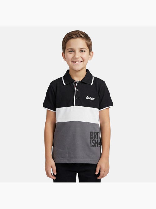 Lee Cooper - Polo manches courtes garçon imprimé - Kiabi