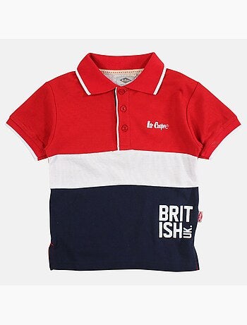 Lee Cooper - Polo manches courtes garçon imprimé