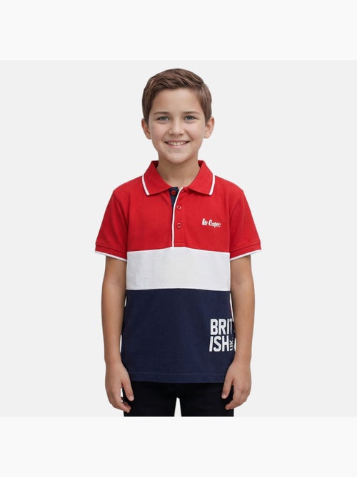 Lee Cooper - Polo manches courtes garçon imprimé - Kiabi