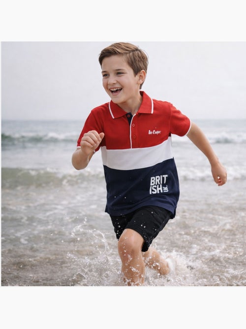 Lee Cooper - Polo manches courtes garçon imprimé - Kiabi