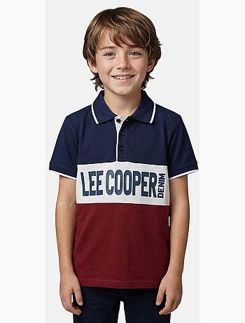 Lee Cooper - Polo manches courtes garçon imprimé