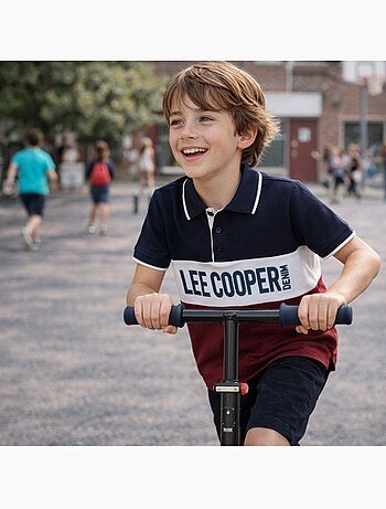 Lee Cooper - Polo manches courtes garçon imprimé