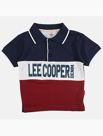 Lee Cooper - Polo manches courtes garçon imprimé