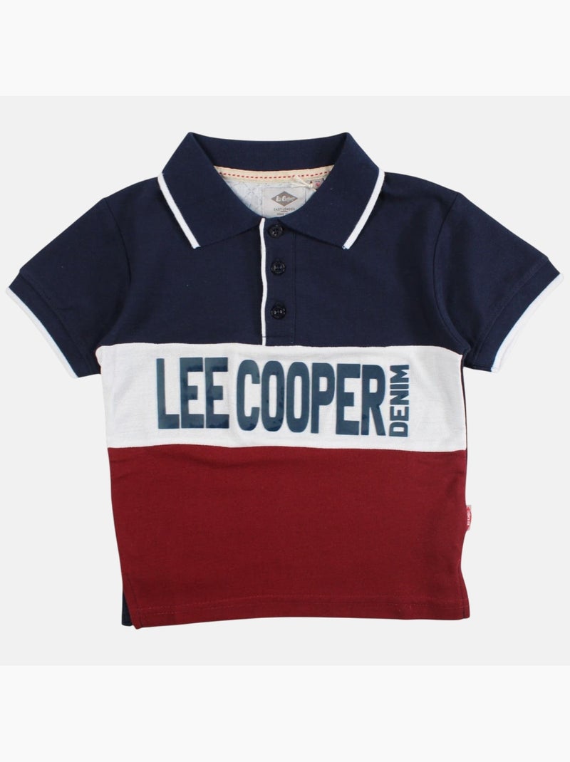 Lee Cooper - Polo manches courtes garçon imprimé Rouge - Kiabi