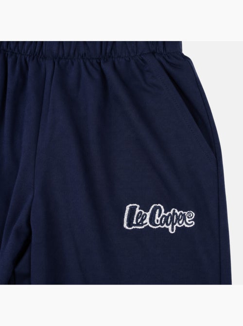 Lee cooper - pyjama à empiècements contrastés, col rond et manches longues - Kiabi