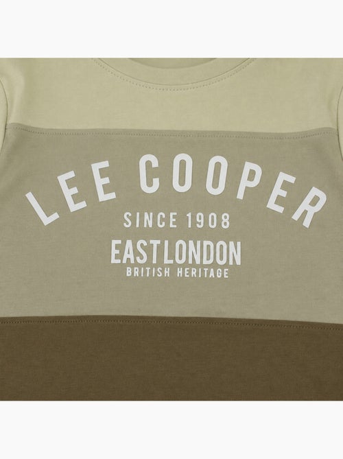 Lee cooper - pyjama imprimé à empiècements contrastés, col rond et manches longues - Kiabi Lee cooper - pyjama imprimé à empiècements contrastés, col rond et manches longues - Kiabi