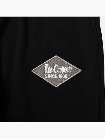 Lee cooper - pyjama imprimé à empiècements contrastés, col rond et manches longues