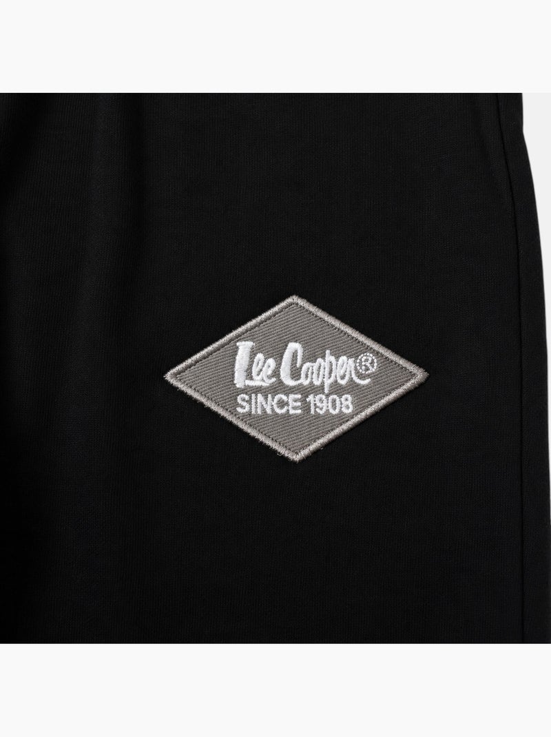 Lee cooper - pyjama imprimé à empiècements contrastés, col rond et manches longues Noir - Kiabi