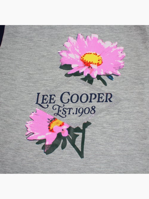 Lee cooper - pyjama imprimé fleurs, col rond et manches longues - Kiabi