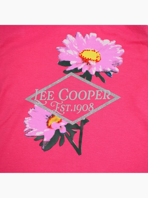 Lee cooper - pyjama imprimé fleurs, col rond et manches longues - Kiabi