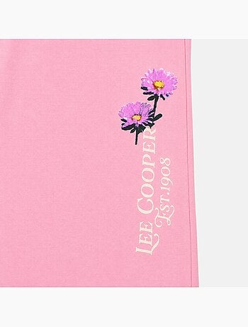 Lee cooper - pyjama imprimé fleurs, col rond et manches longues