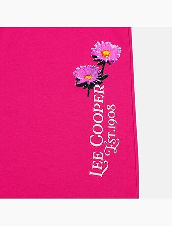 Lee cooper - pyjama imprimé fleurs, col rond et manches longues