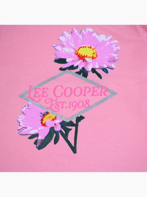 Lee cooper - pyjama imprimé fleurs, col rond et manches longues - Kiabi