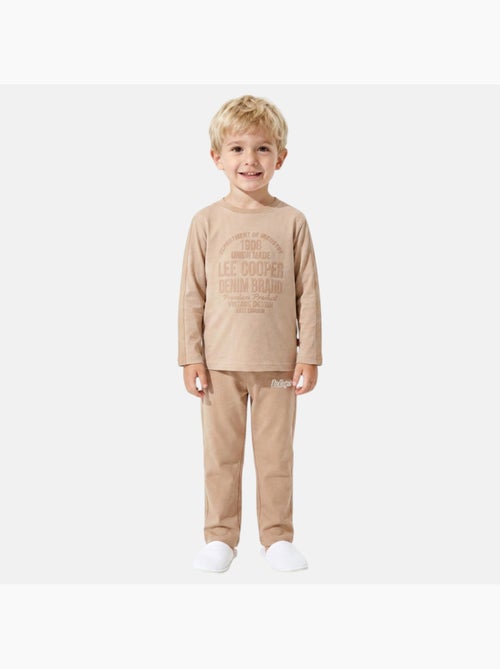 Lee cooper - pyjama imprimé manches longues, col rond - Kiabi Lee cooper - pyjama imprimé manches longues, col rond - Kiabi