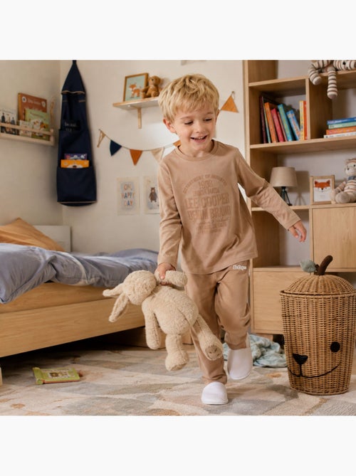 Lee cooper - pyjama imprimé manches longues, col rond - Kiabi Lee cooper - pyjama imprimé manches longues, col rond - Kiabi