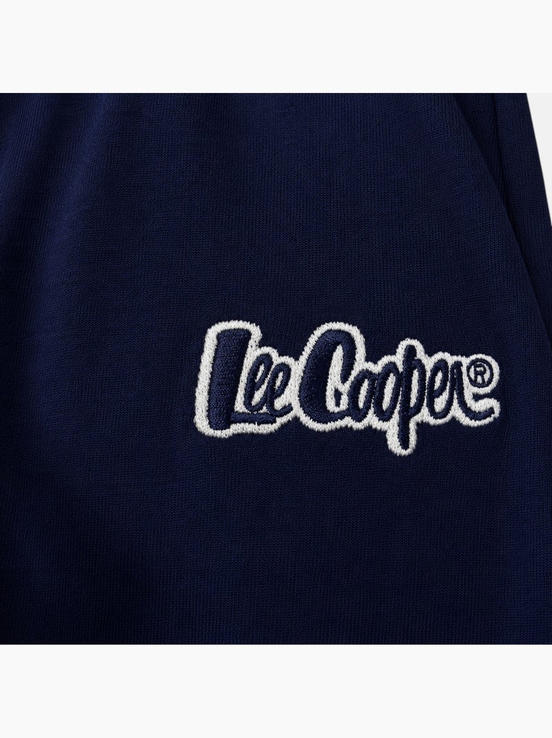 Lee cooper - pyjama imprimé manches longues, col rond Bleu marine - Kiabi