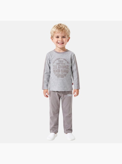 Lee cooper - pyjama imprimé manches longues, col rond - Kiabi Lee cooper - pyjama imprimé manches longues, col rond - Kiabi