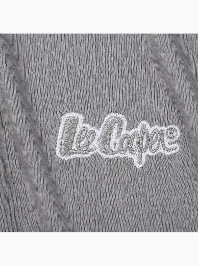 Lee cooper - pyjama imprimé manches longues, col rond Gris - Kiabi