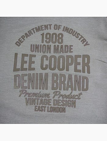 Lee cooper - pyjama imprimé manches longues, col rond