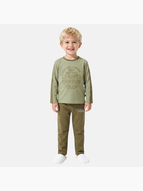 Lee cooper - pyjama imprimé manches longues, col rond - Kiabi Lee cooper - pyjama imprimé manches longues, col rond - Kiabi