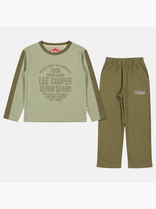 Lee cooper - pyjama imprimé manches longues, col rond - Kiabi Lee cooper - pyjama imprimé manches longues, col rond - Kiabi
