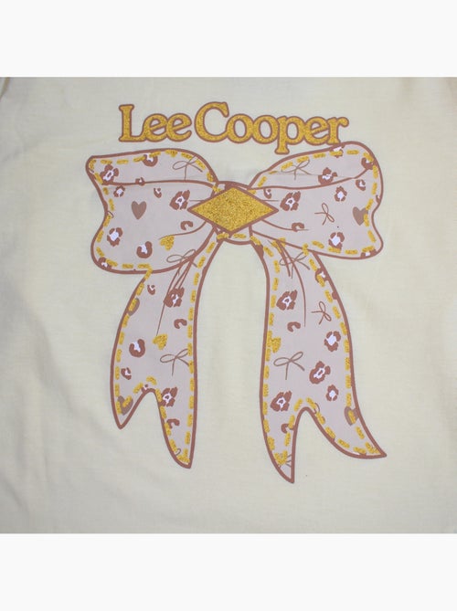 Lee cooper - pyjama imprimé nœuds, col rond et manches longues - Kiabi