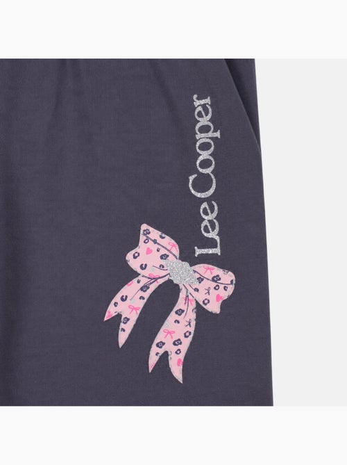 Lee cooper - pyjama imprimé nœuds, col rond et manches longues - Kiabi