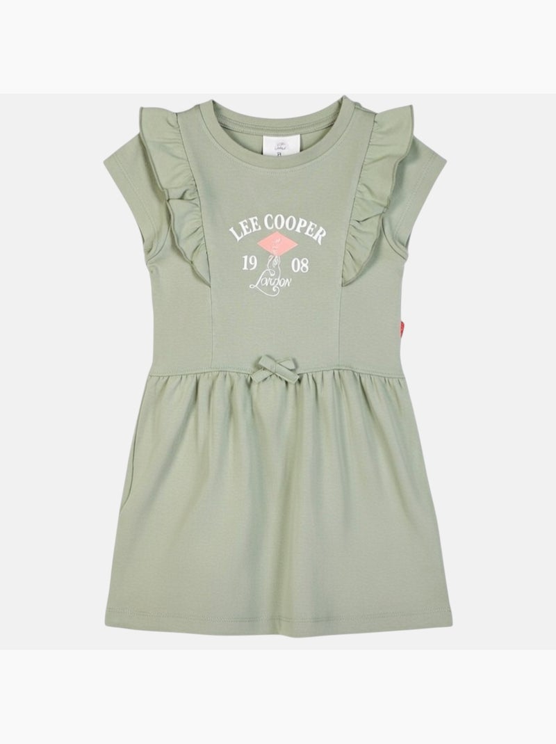 Lee Cooper - Robe fille manches courtes Kaki - Kiabi
