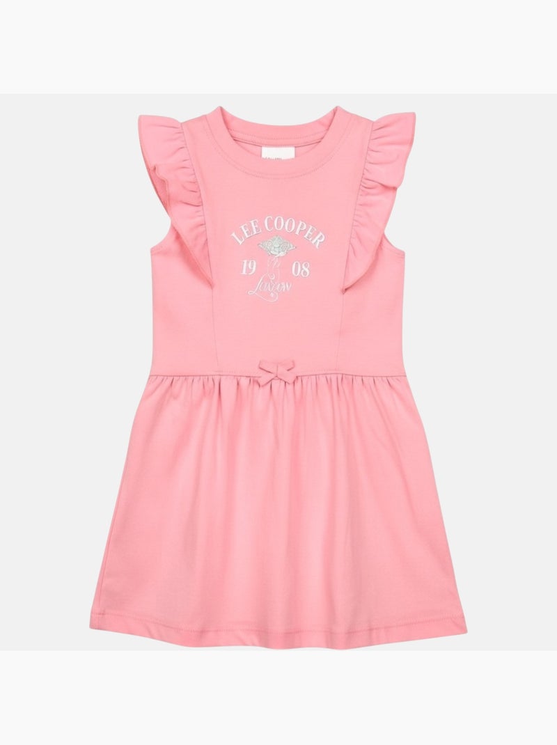 Lee Cooper - Robe fille manches courtes Rose - Kiabi